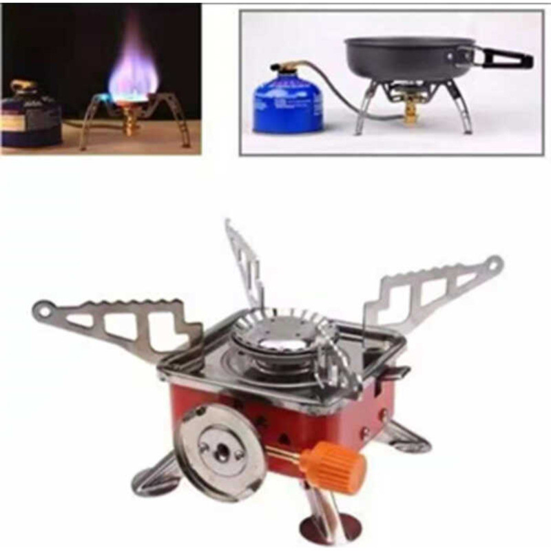 OUTDOOR CAMPING PICNIC Gas Burner Portable Backpacking Folding Mini