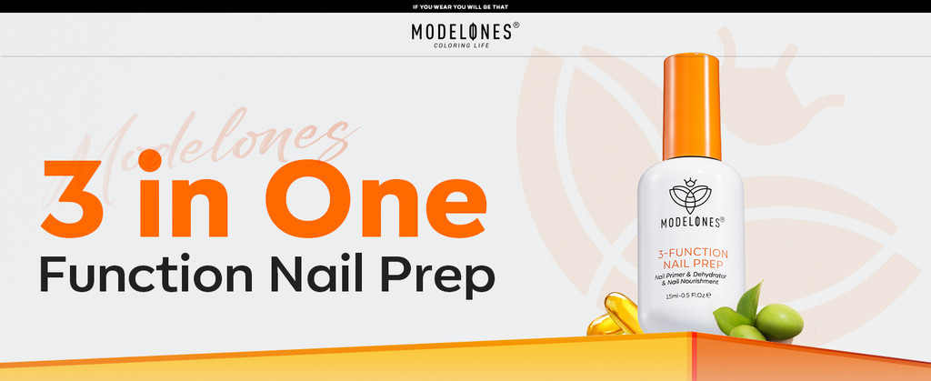 ⭐ Modelones 15ml 3-in-1 Nail Prep Dehydrator Primer HEMA-Free Nail ...