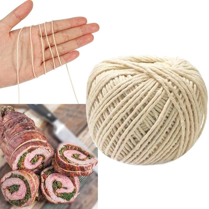 1Roll 70m Butcher's Cotton Twine Meat Prep Trussing Turkey Barbecue ...