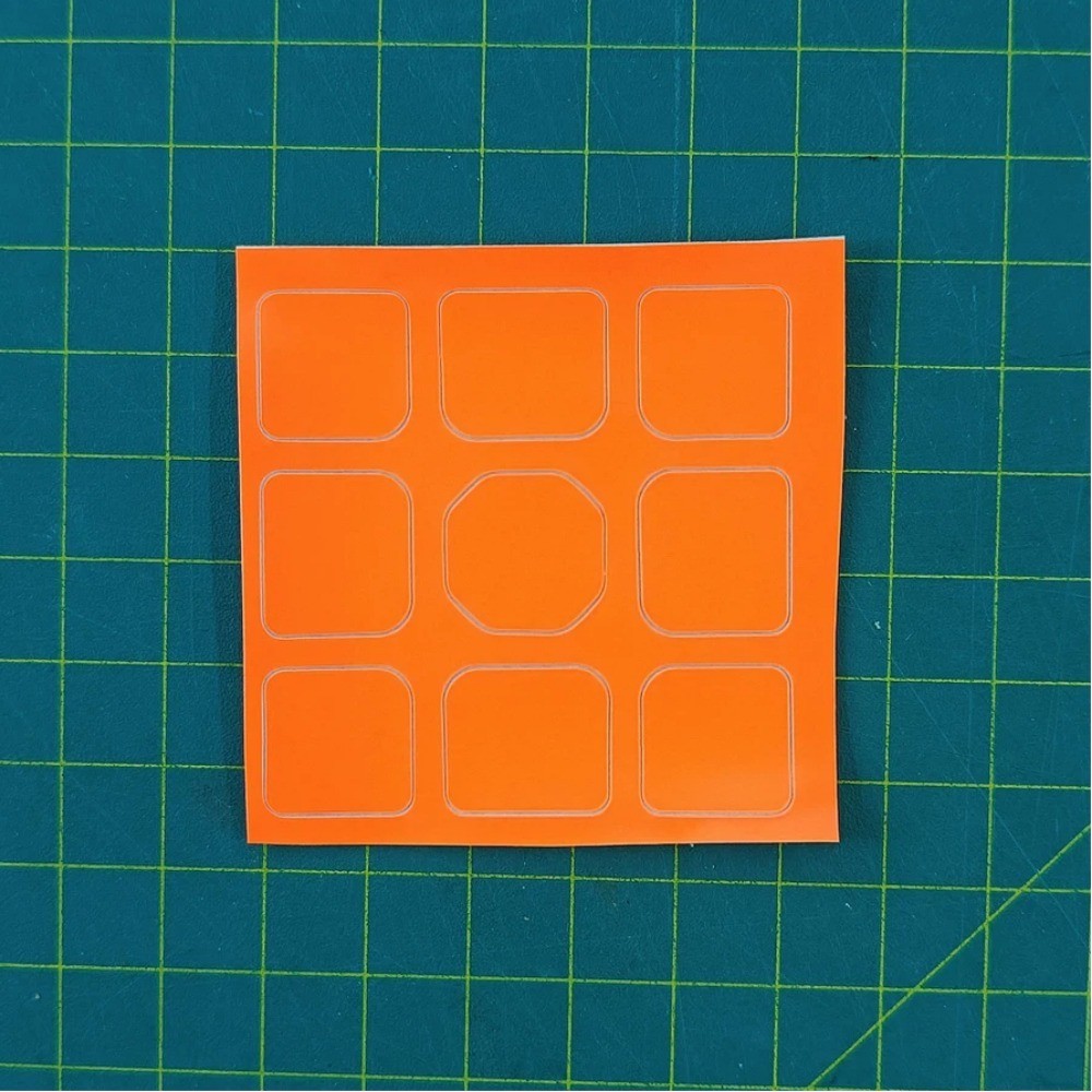 Original Sticker for 3x3 Speed Cube 6 Colors Cube Sticker for 3x3x3 ...