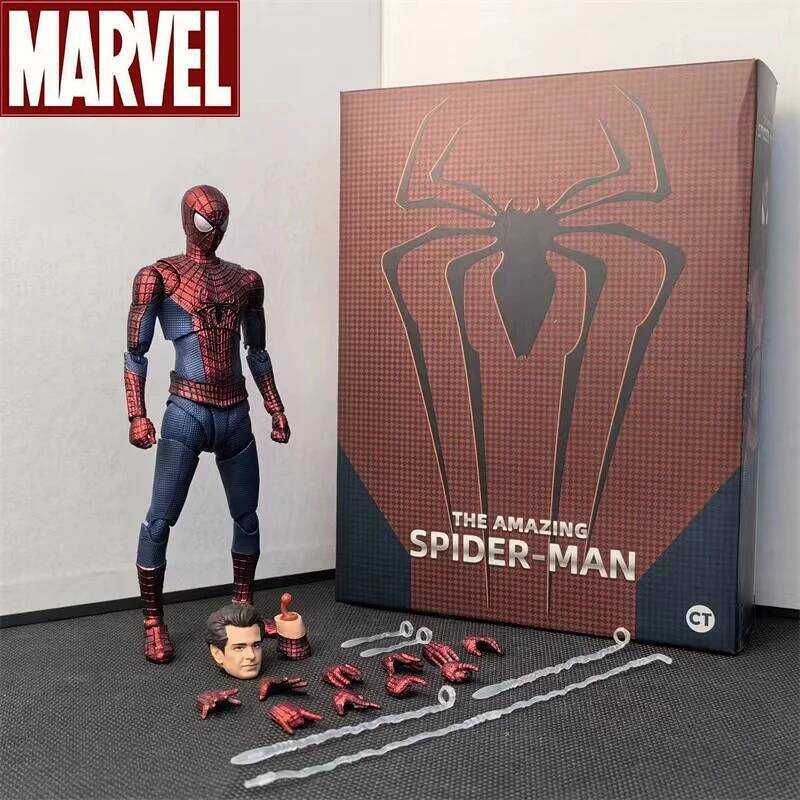 Garfield Shf Spider Man Action Figure Toys Ct Version High Quality ...