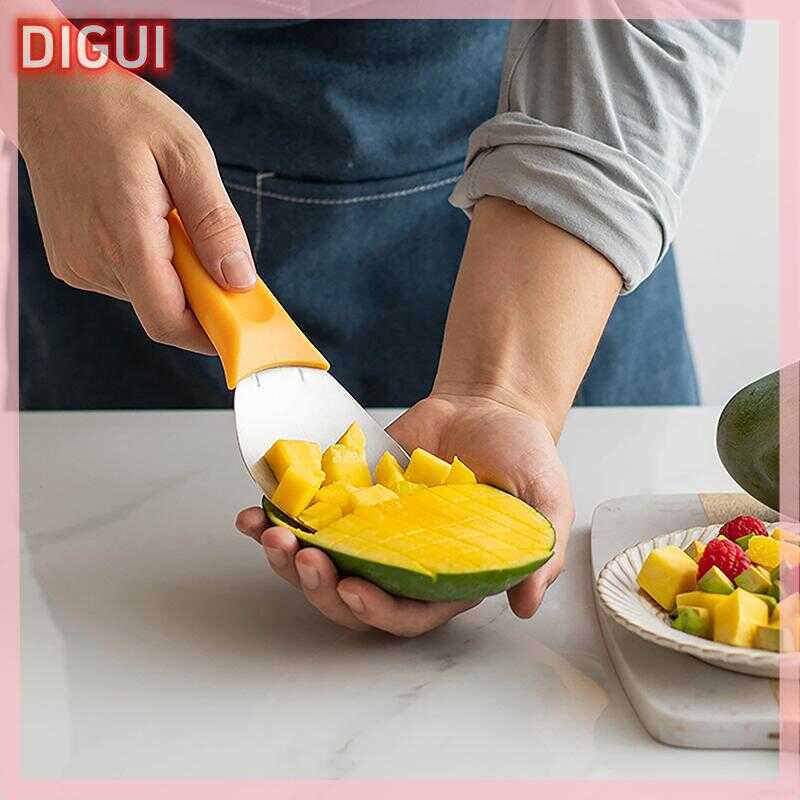 GUI Multifunctional Fruit Spoon Slicer Cutter Watermelon Cutting Knife ...