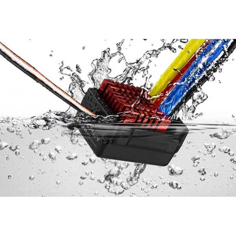 un Wp-880 / WP 860 Dual Brushed Waterproof ESC Speed Controller For 1/8 ...