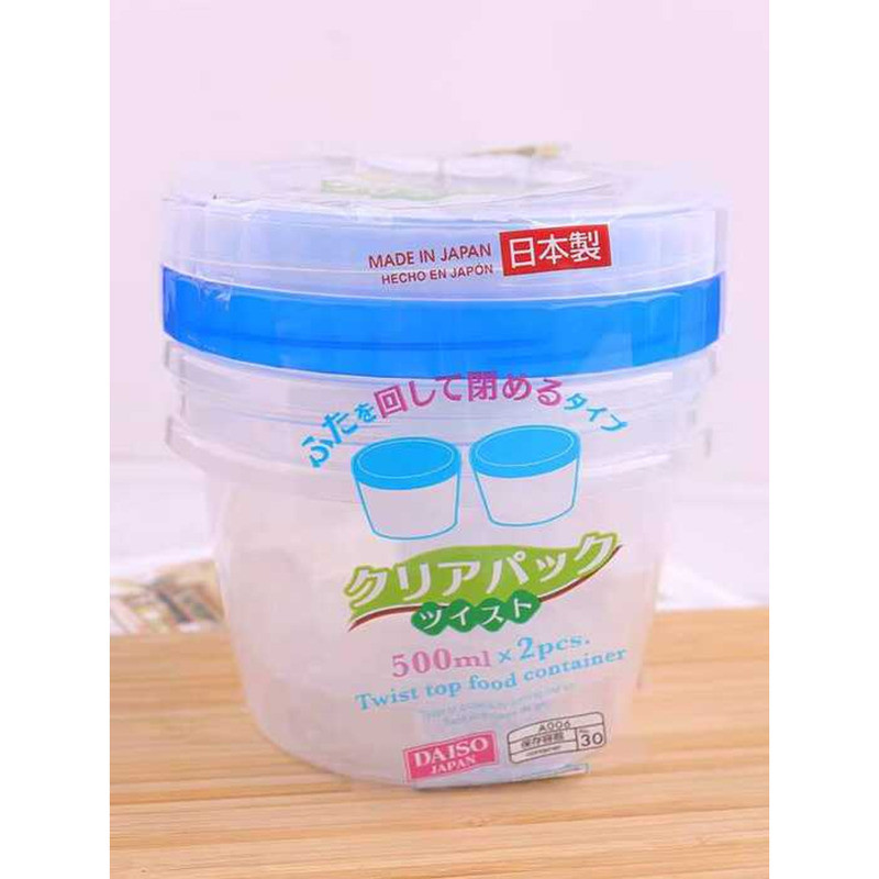 Japan Daiso DAISO Storage Box Refrigerated Freezable Microwavable ...