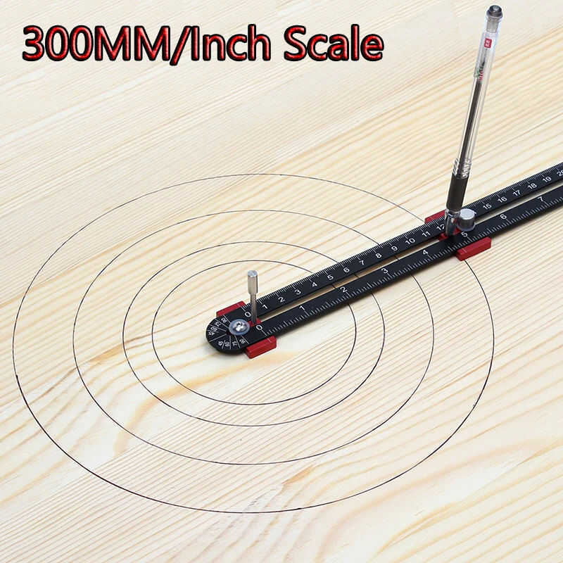 Compass Circular Ruler Measurement Tool High Precision Woodworking ...