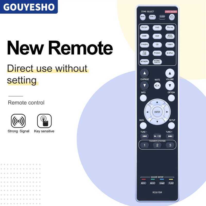 Yy Rc017sr Remote Control For Marantz AV Surround Receiver Sr5007 ...