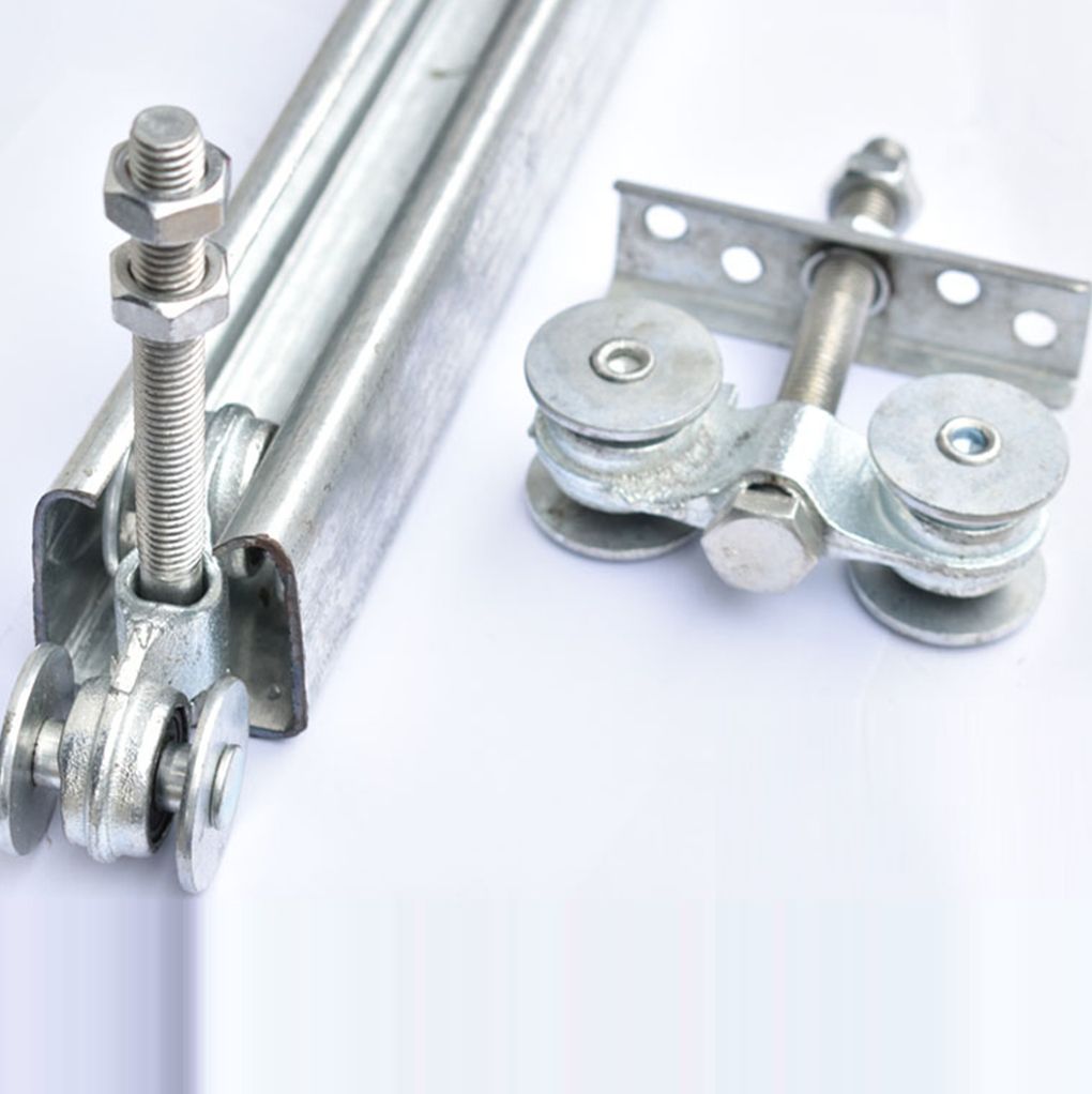 Sliding Door Roller V Groove Hanging Gate Wheel Heavy Duty Steel Double ...