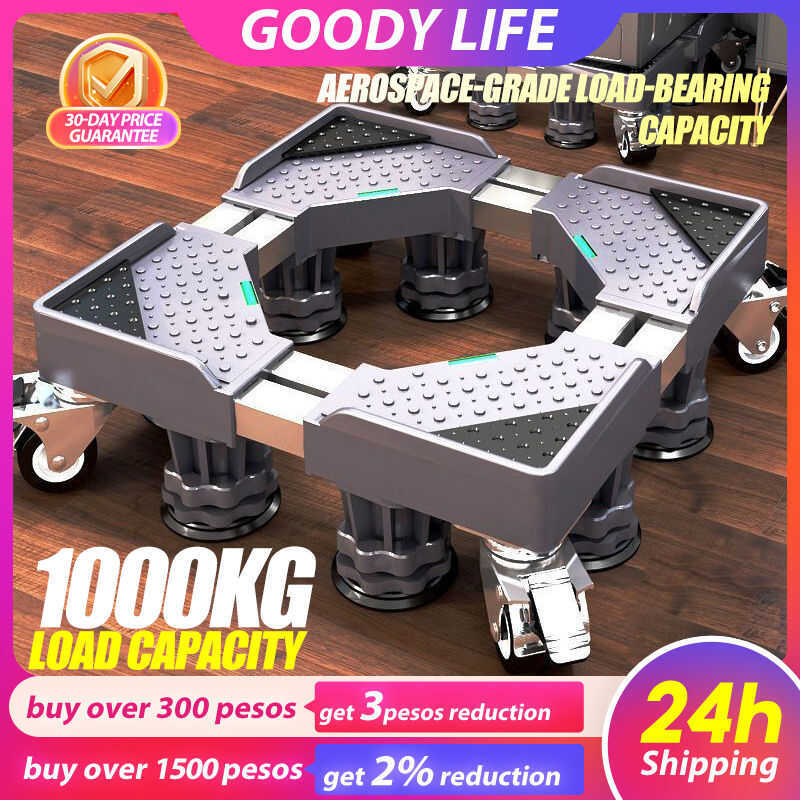 Goody Refrigerator Rack Stand Ref Washing Machine Bracket With Wheels ...