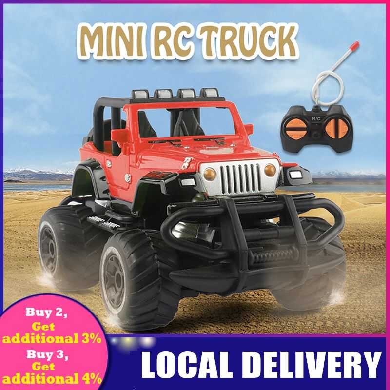 1:43 Mini Cars Monster Truck Remote Control Off-Road Trucks High Speed ...