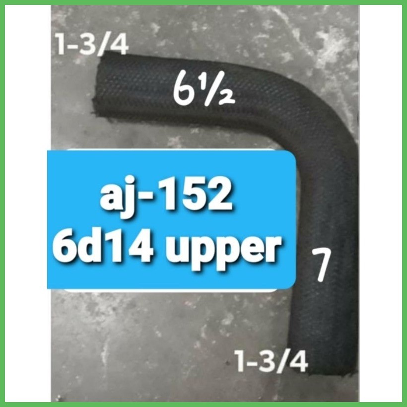 Radiator Hose Fuso 6D14 UPPER (CLOTH TYPE) | Shopee Philippines