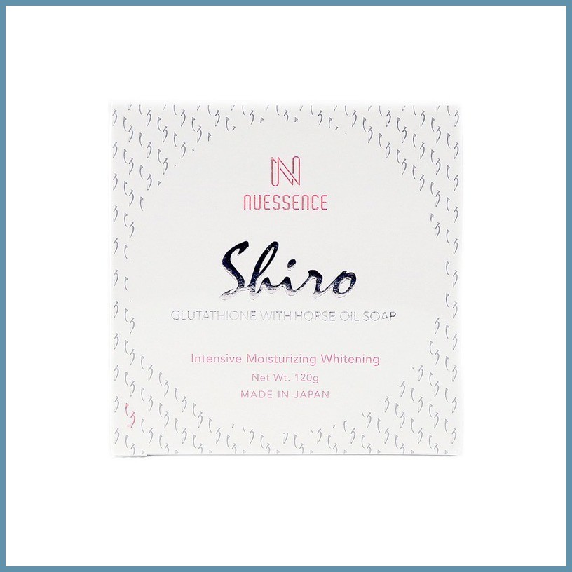 ➃ BIG SALE NUESSENCE Shiro Skin Whitening Glutathione Soap