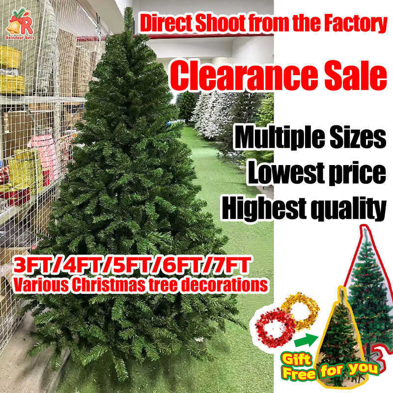 24H Delivery2025 Tree With Decoration3/4/5/6/7Ft Festive Christmas ...