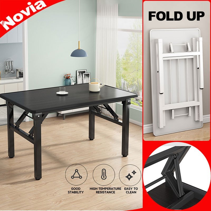 Novia Study Table Foldable Table Desk Dining Table Computer Table For ...