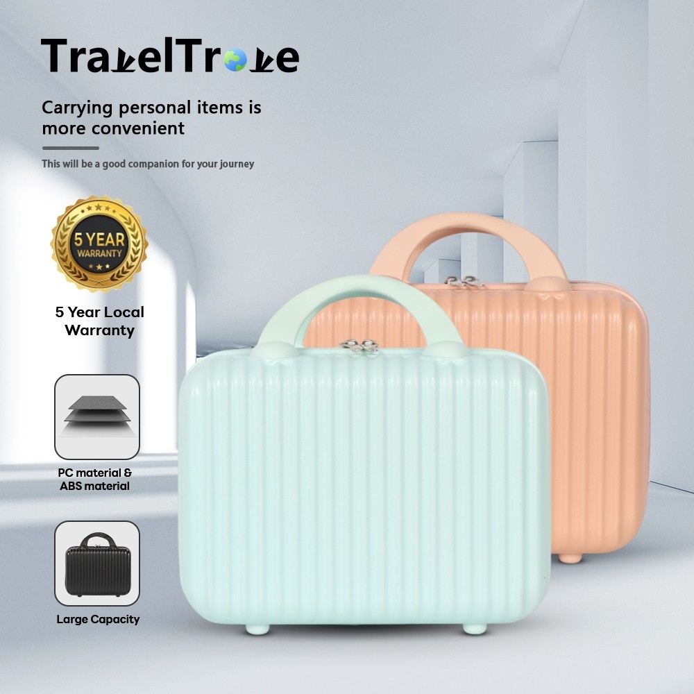 Traveltrove 14 Inch Luggage Bag Hand Luggage Cosmetic Bag Makeup Box ...