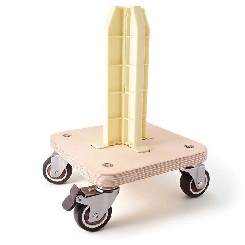ortable FOSHIO Vinyl Wrap Roll Storage Stand Movable Wrapping PPF ...