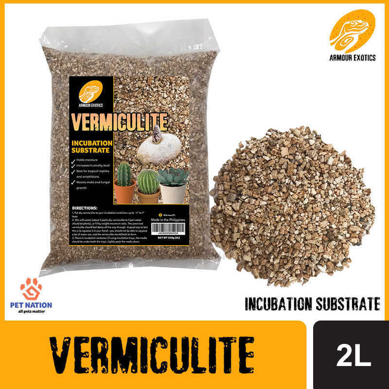 Armour Exotics Incubation Substrate Vermiculite L | Shopee Philippines