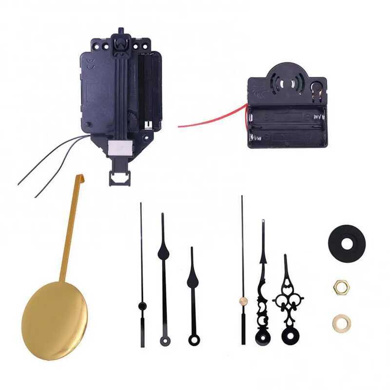 DIY Kit Wall Clock Hourly Time Swing Movement Quartz Pendulum Trigger ...