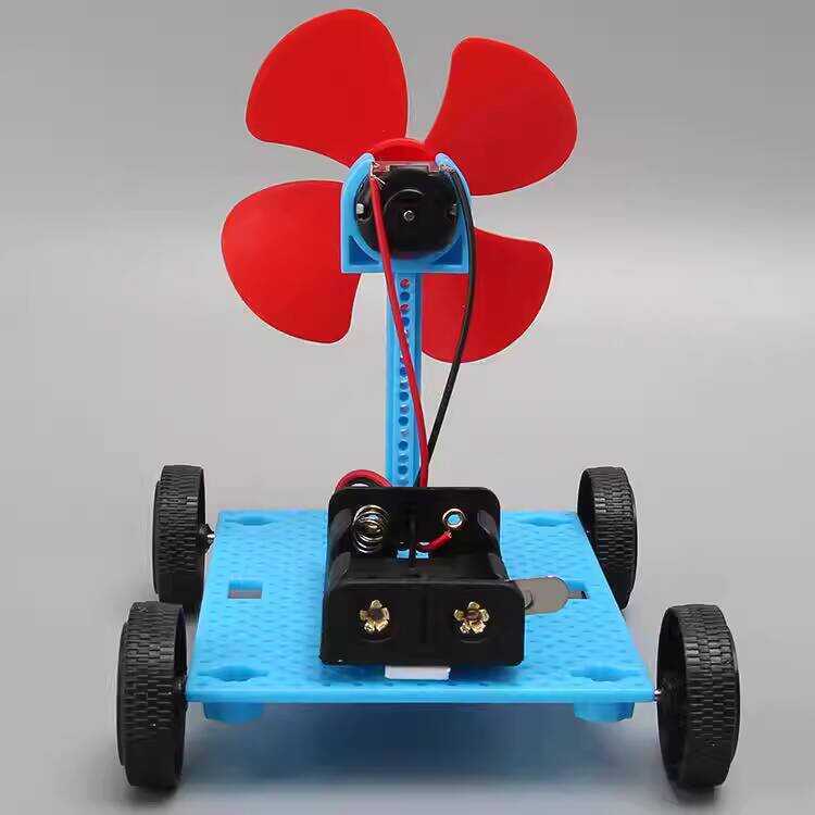 Technology Small Craft DIY Air Power Car Educational Science Toy ...