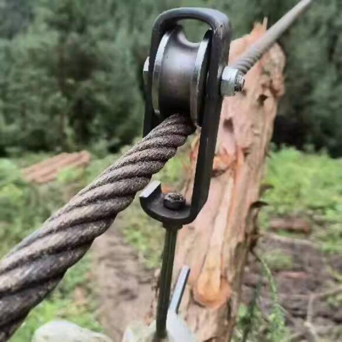 Cable Reel Steel Wire Rope Pulley Single Side Wheel Hanging Wheel U ...