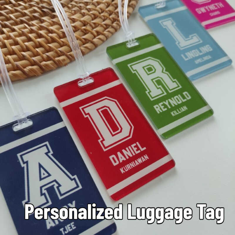 Personalized Custom Luggage Tag Baggage Suitcases Travel Labels Plane ...