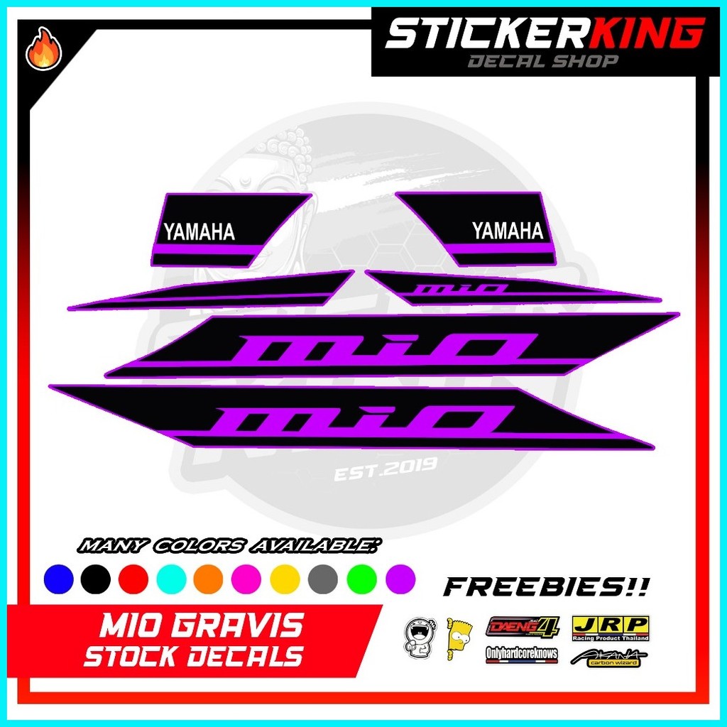 MIO GRAVIS STOCK DECALS WITH FREEBIES ( PREMIUM QUALITY GLOSSY PRINT ...