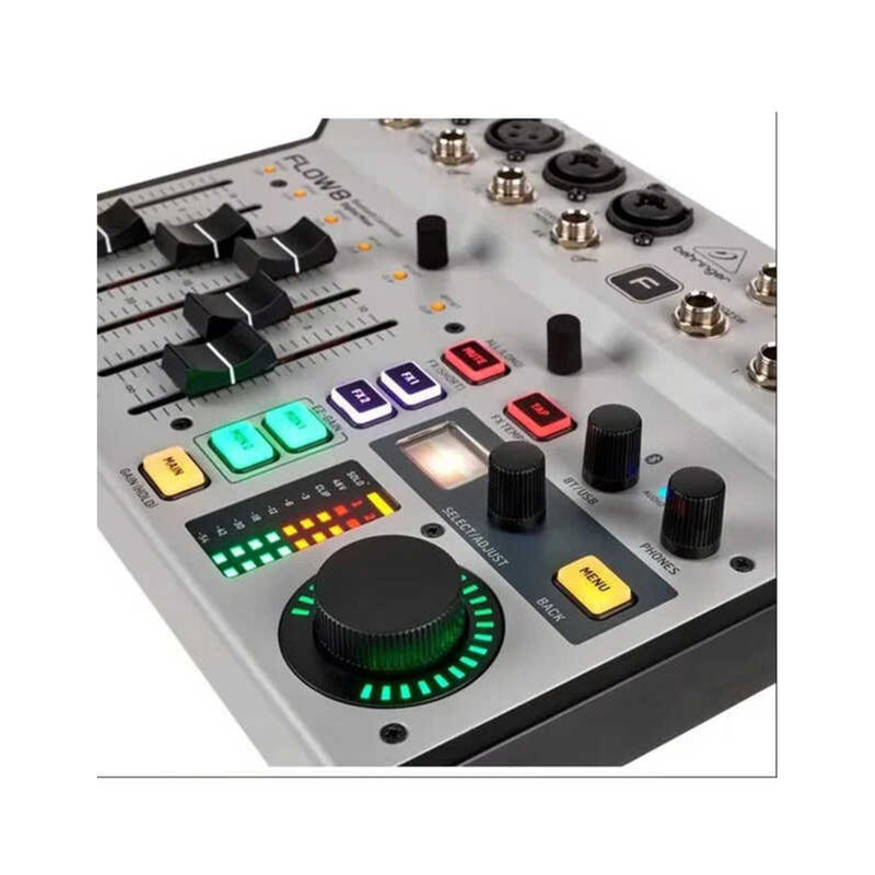FLOW Behringer 8 FLOW8 Digital Mixer with Bluetooth Control 10x2 USB ...