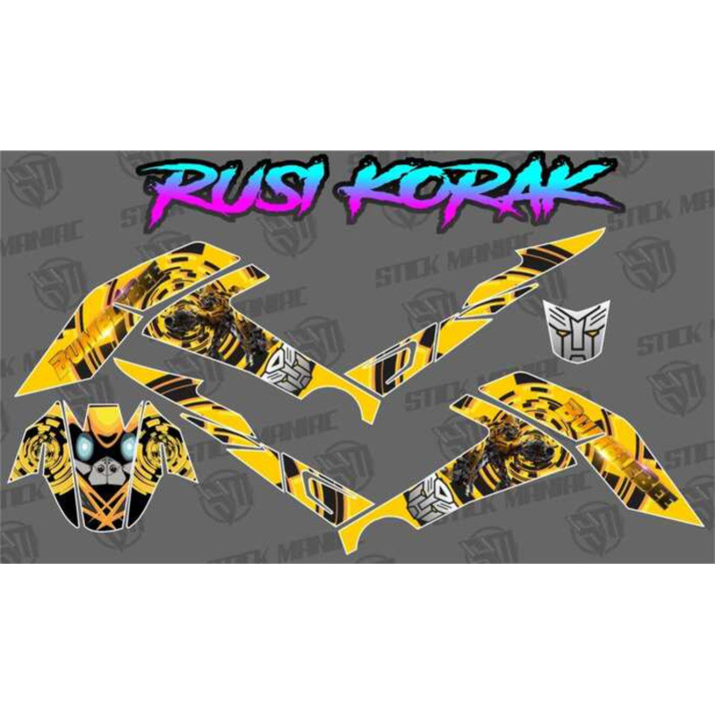 korak Rusi decals sticker, Laminated sticker, | Shopee Philippines