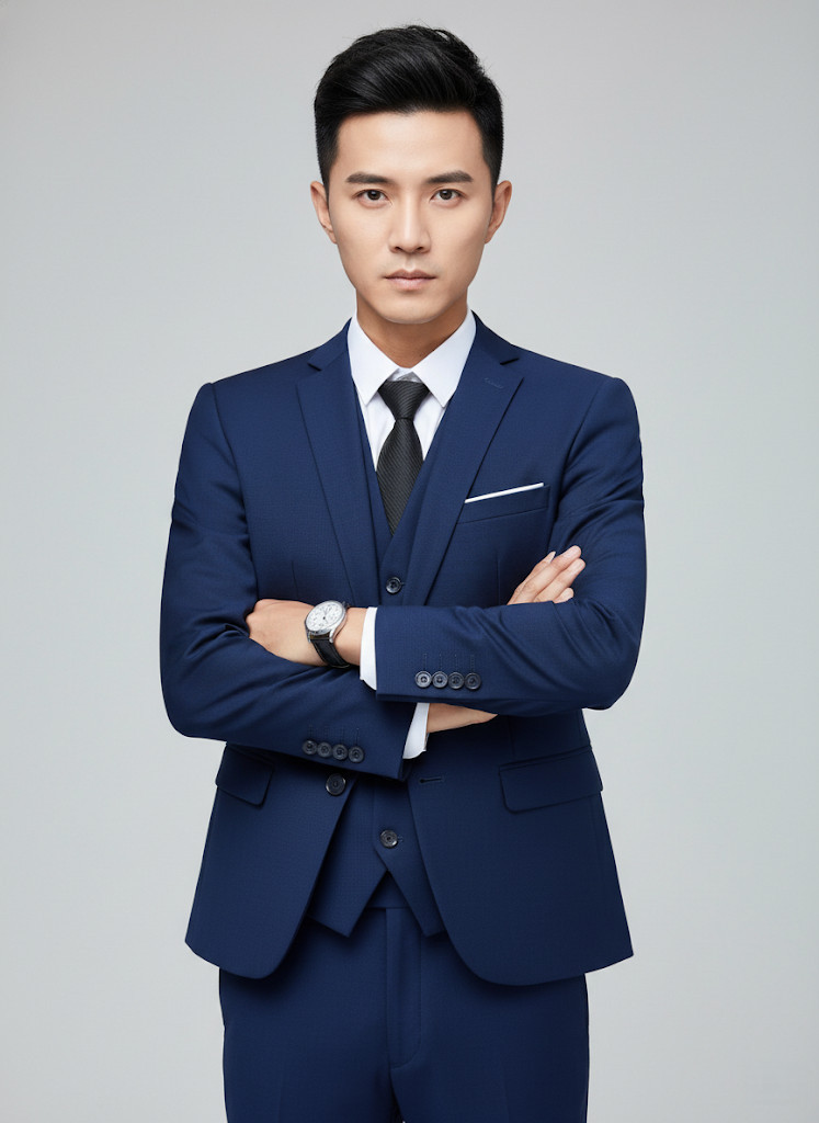 [COD] Navy Blue Terno Suit Men 3 Piece | JS Prom Graduation 2026 ...