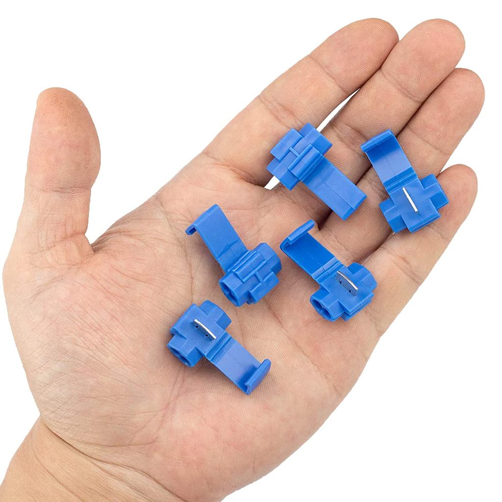 50/100PCS Electrical Quick Splice Lock Wire terminals Crimp Electrical ...