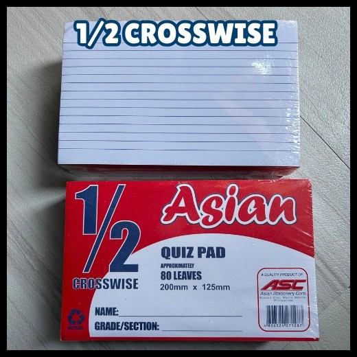 Shop 1 half crosswise paper for Sale on Shopee Philippines