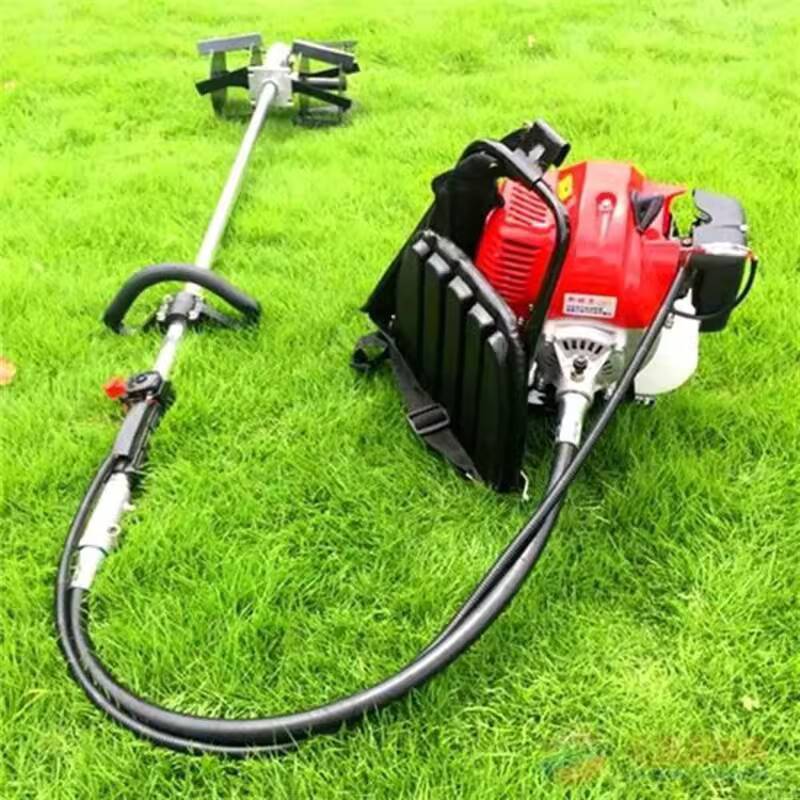 Multi-purpose Backpack Lawn Mower and Weed Killer, Four-stroke Side ...