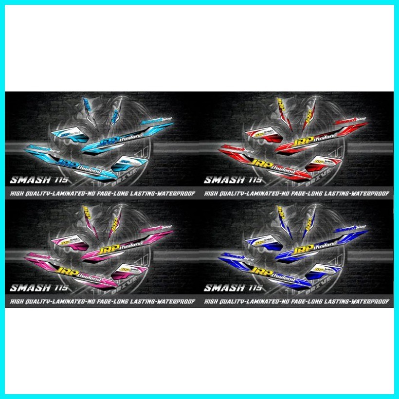 Suzuki Smash 115 Decal Sticker ( Jrp Thailand Design / Latest 2022 ...