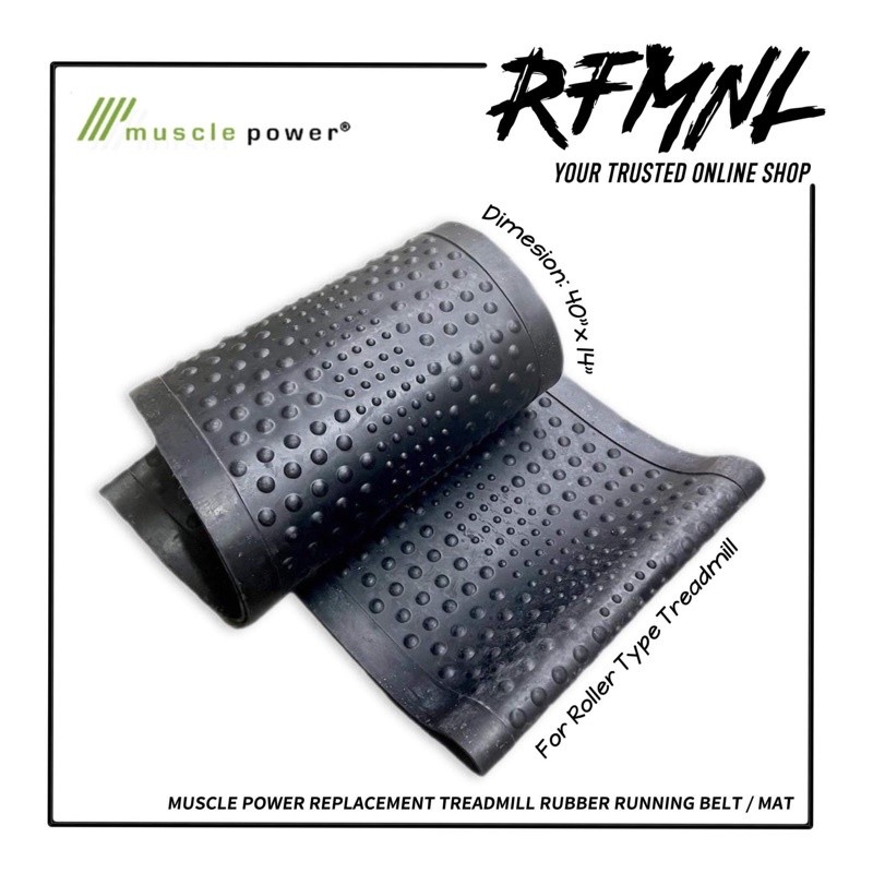 Muscle Power Replacement Treadmill Rubber Running Belt/Mat | Shopee ...