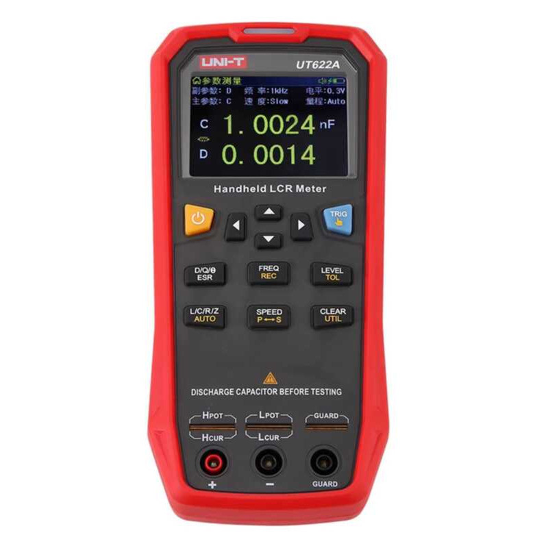 Unilide UT622A/UT622C Handheld LCR Digital Bridge Component Resistance ...