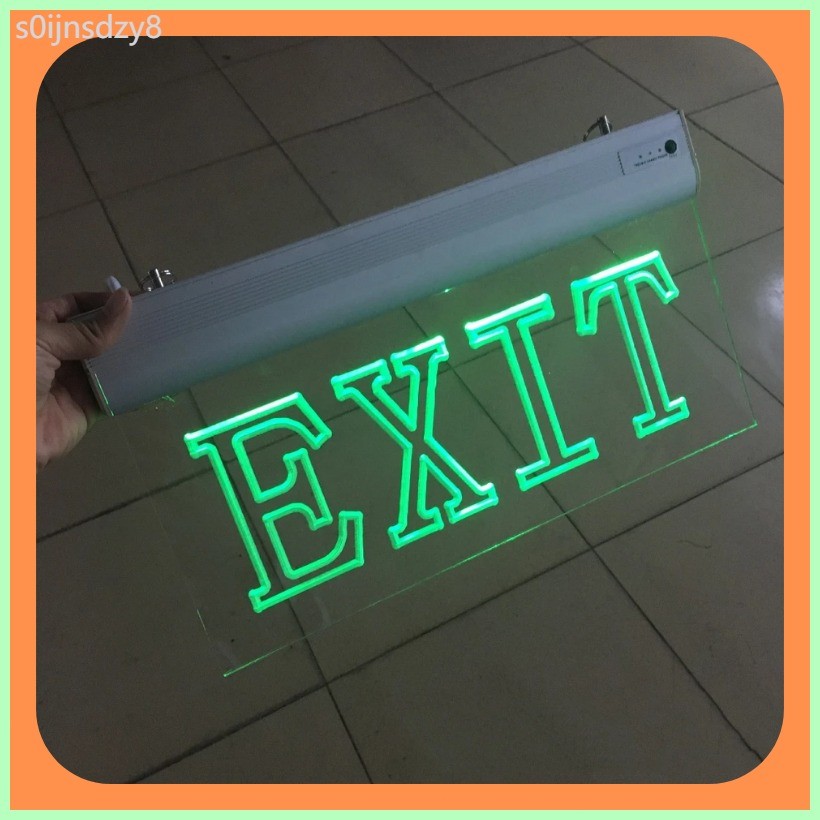 LED Exit Signage Emergency Exit Light Safety Signage Green Light ...