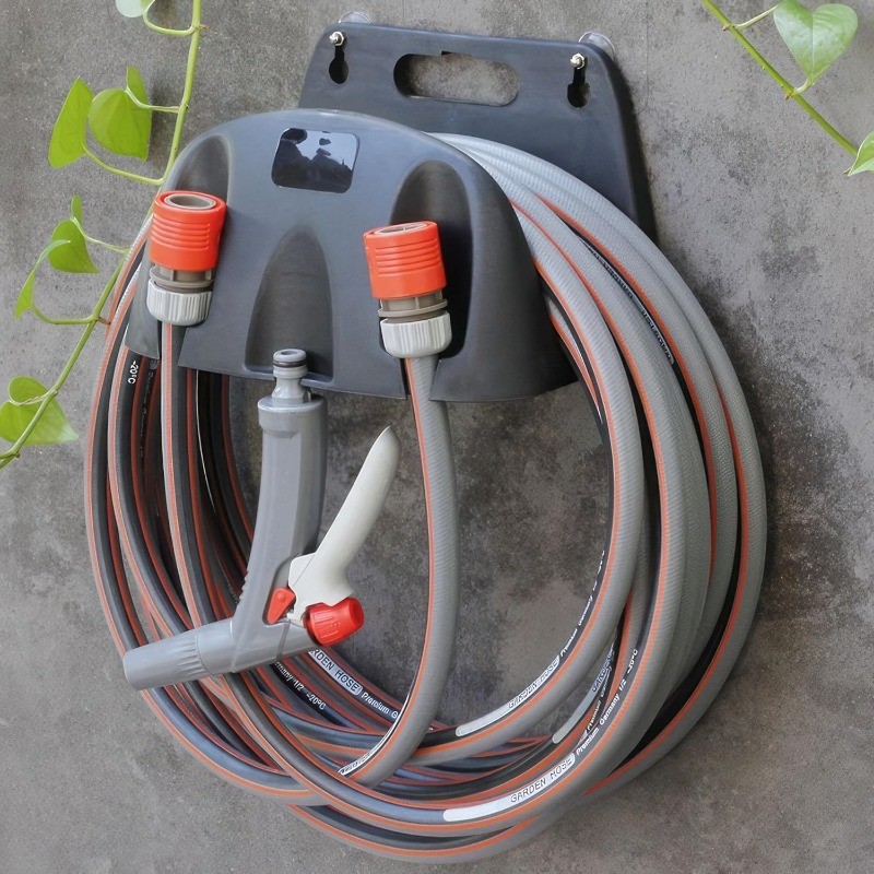 Wall Garden Hose Rack Plastic Irrigation Hose Hanger Tap Holder Pipe ...