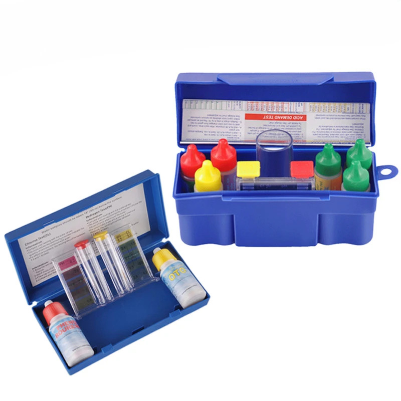 5-Way Test Kit For Pool & SPA Acid Demand Chlorine Total Alkalinity ...