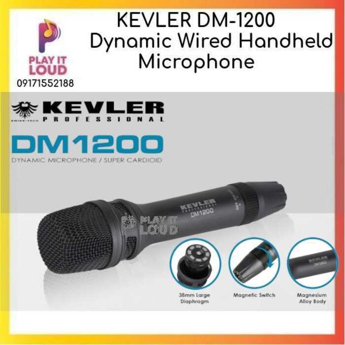 VLER Dm-1200 Super Cardioid Precision Dynamic Wired Handheld Microphone ...