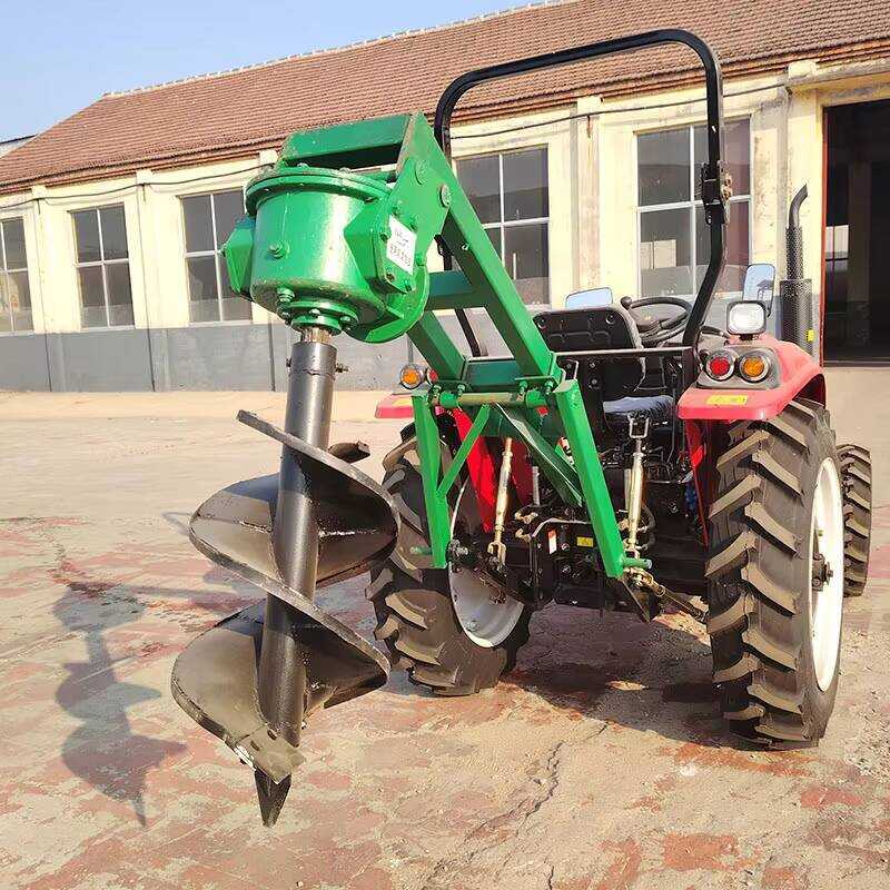 Tractor Mounted Soil Drill Earth Auger Pit Digger Tree Planting Post ...
