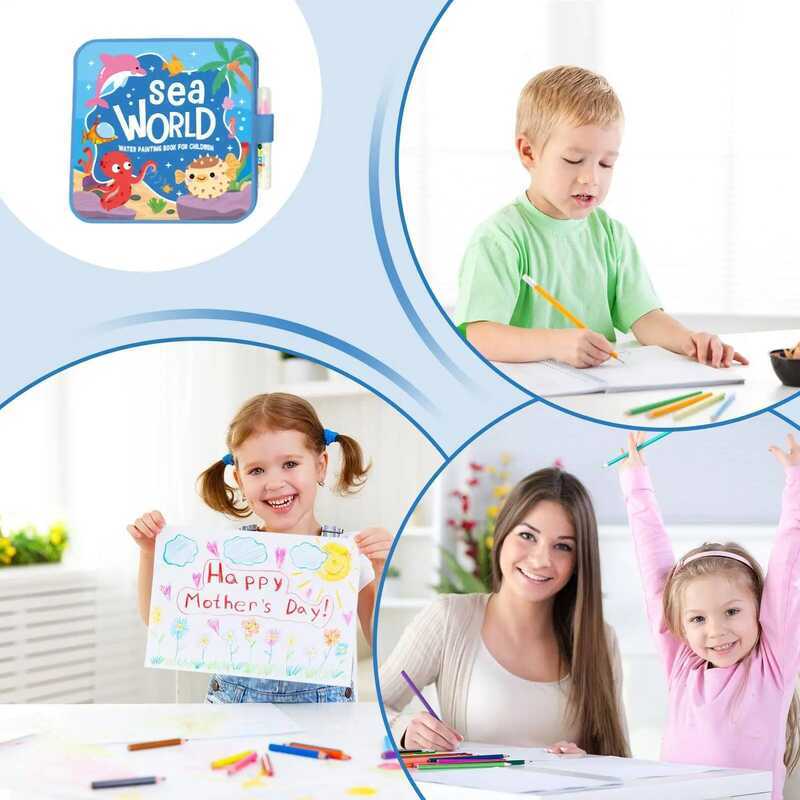 Water Drawing Book Drawing Games With Pen Paint With Water Boo For Kids ...