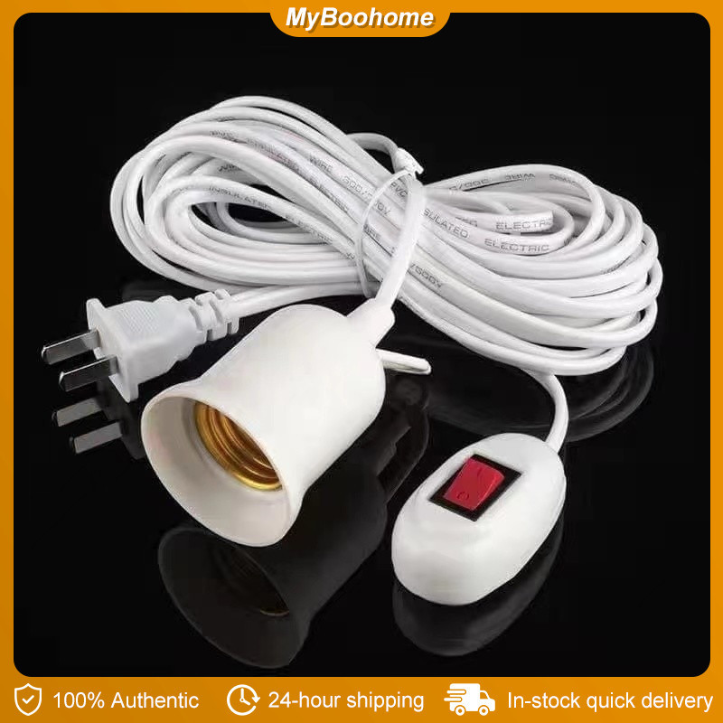 10M Lamp Bulb Holder With Switch LED Light Adapter Bulb Extension ...