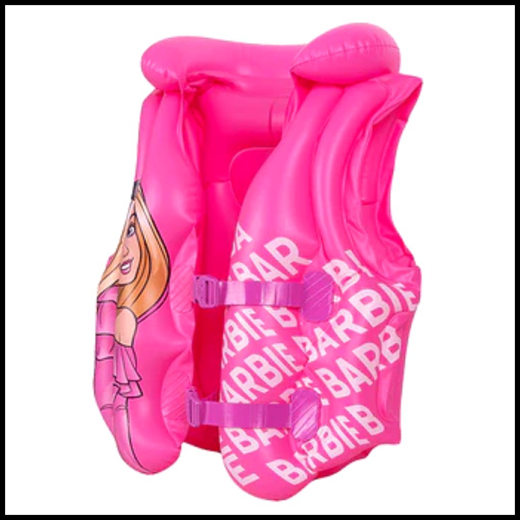 Barbie Inflatable Swim Vest for Kids 3 to 4 years old, Swimming Pool ...