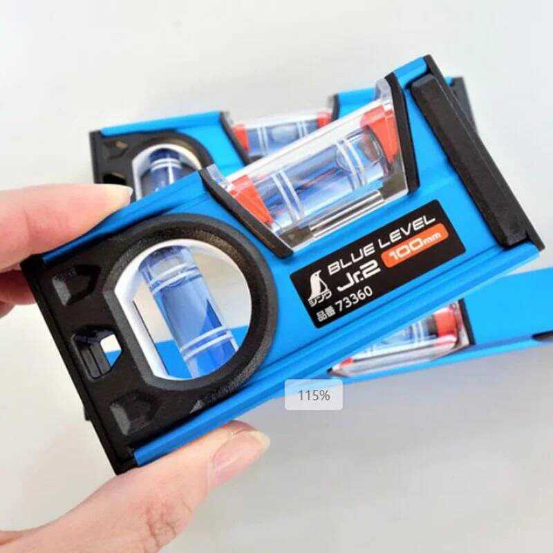 Penguin SHINWA Blue Bubble Level Ruler Jr For Checking Horizontal ...