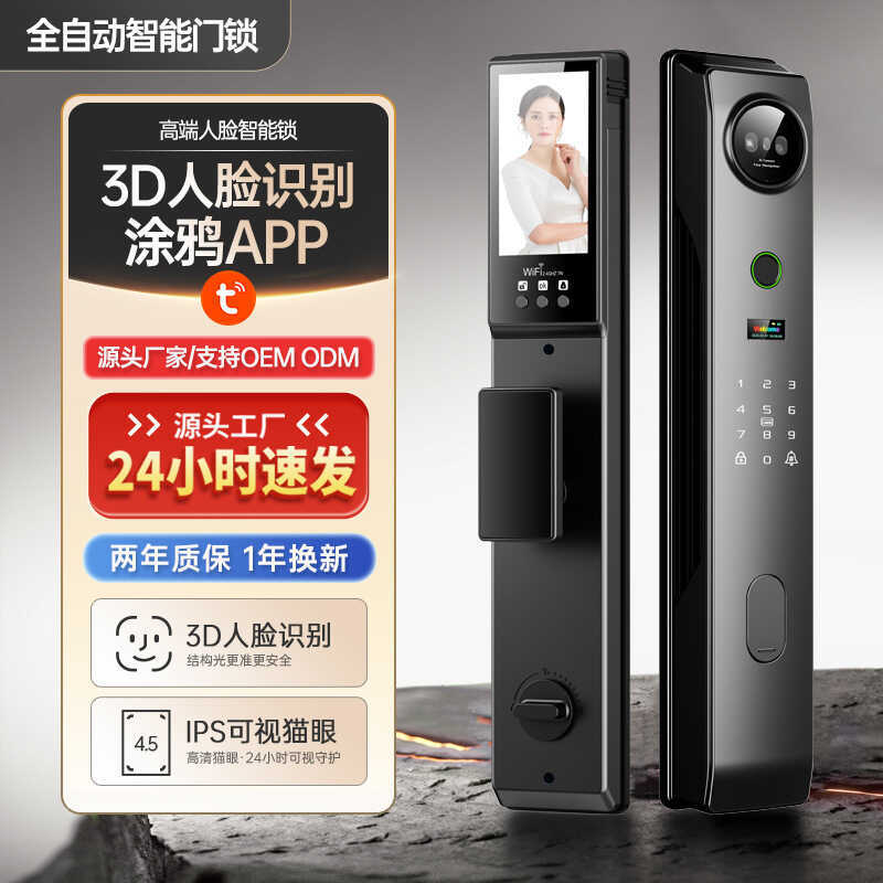 Graffiti AI Face Identification Smart Lock Home Fingerprint Lock Smart ...
