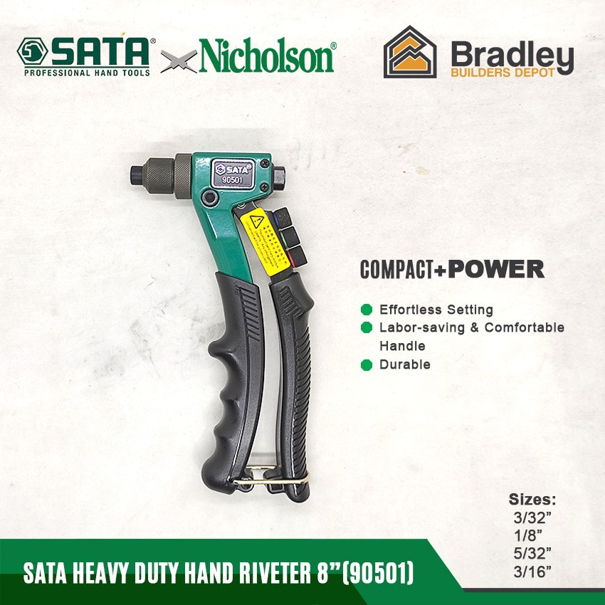 SATA by Nicholson Heavy Duty Hand Riveter 8
