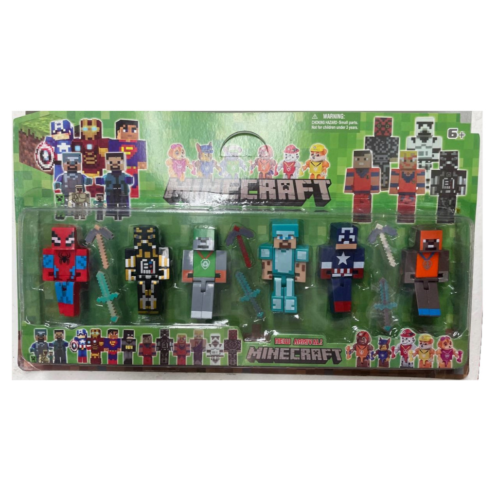 MINECRAFT Toys Set (Action Figures) | Shopee Philippines