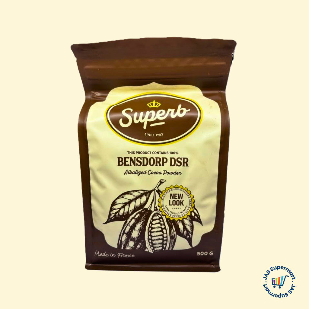Superb Bensdorp DSR Alkalized Cocoa Powder 500g – Rich & Smooth ...