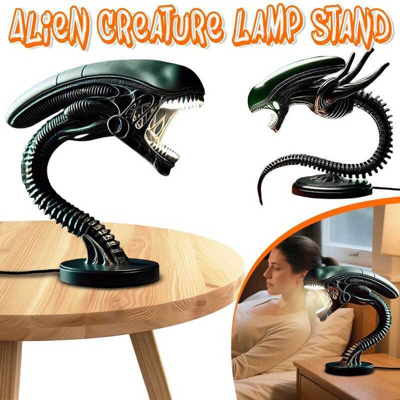 Unique Alien Creature Lamp Stand Home Bedroom Table Night Light Alien ...
