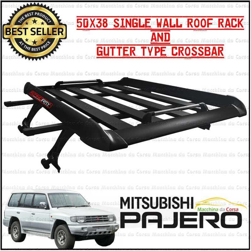 Mitsubishi Pajero STINGRAY Roof Rack Basket Single Wall Topload Carrier ...