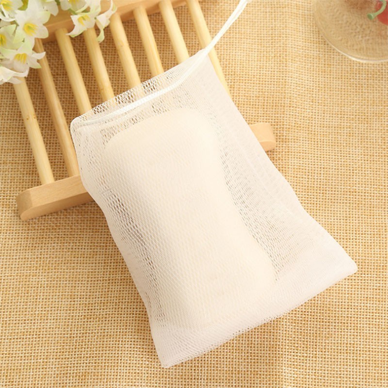 10 pcs Soap Mesh Foaming Net Bubble Bag Skin Clean Tool | Shopee ...